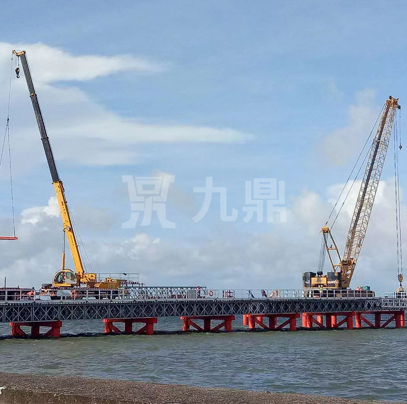 貝雷橋片數拼裝需按設計要求